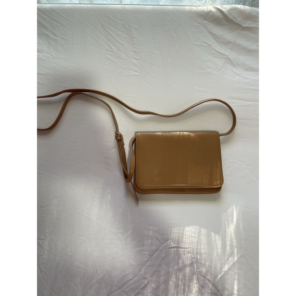 A New Day Tan Solid Crossbody Purse